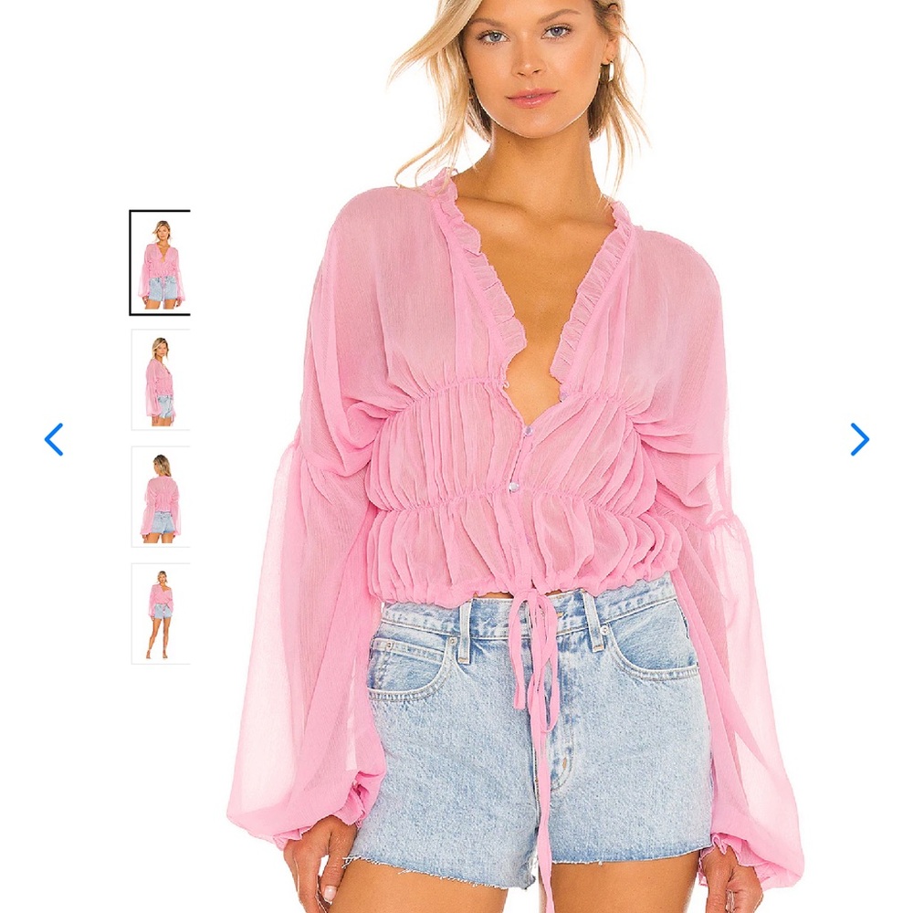 SNDYS Bali Top in Pink